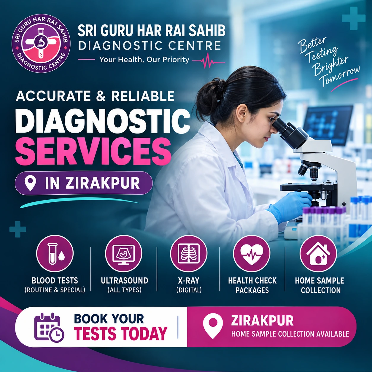 Best Diagnostic Centre in Zirakpur: Home Sample Collection, Test Rates & What to Expect